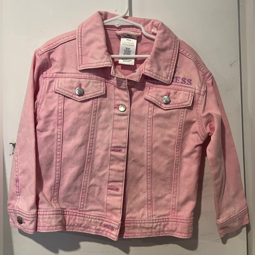 Disney Pink Denim Jean Jacket for Kids